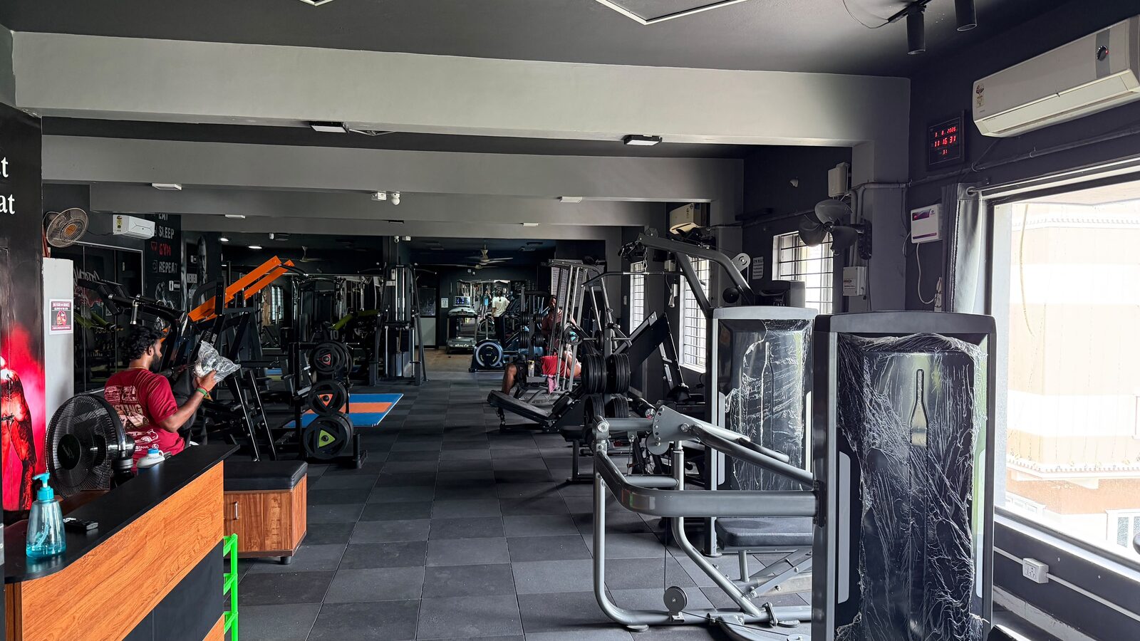 Strength training area